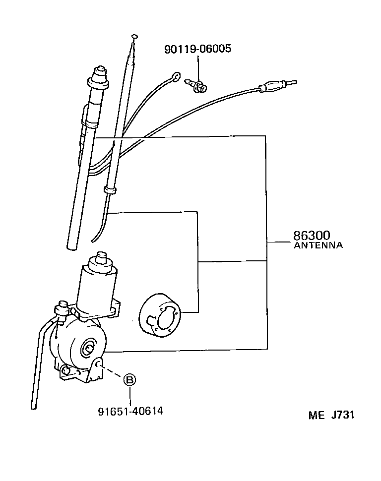  LAND CRUISER 62 |  ANTENNA