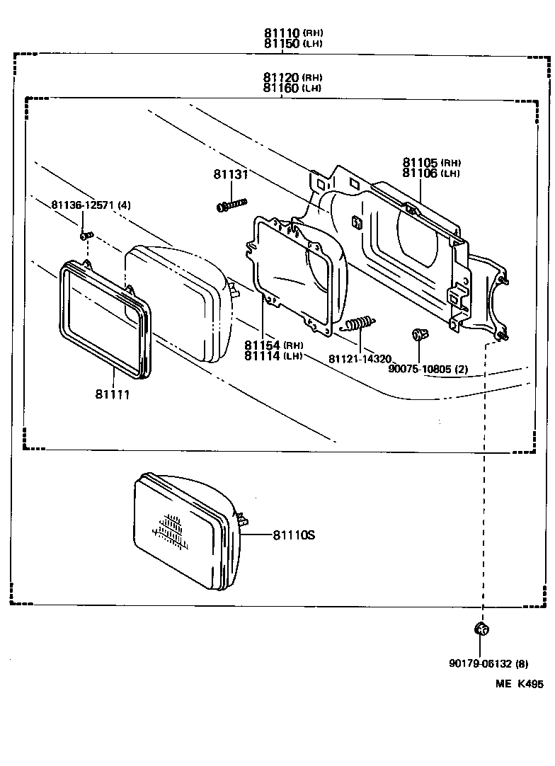  TERCEL |  HEADLAMP