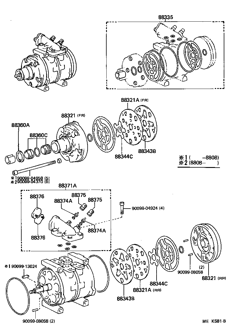  LAND CRUISER 62 |  HEATING AIR CONDITIONING COMPRESSOR