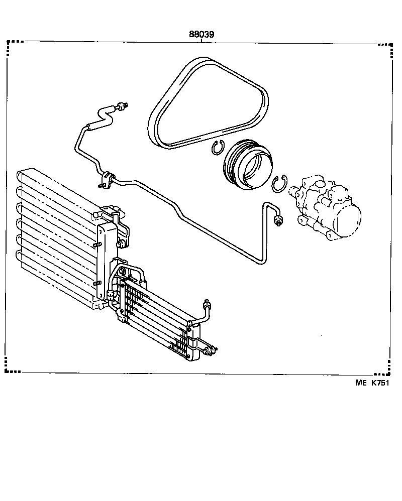  TERCEL |  HEATING AIR CONDITIONING SET