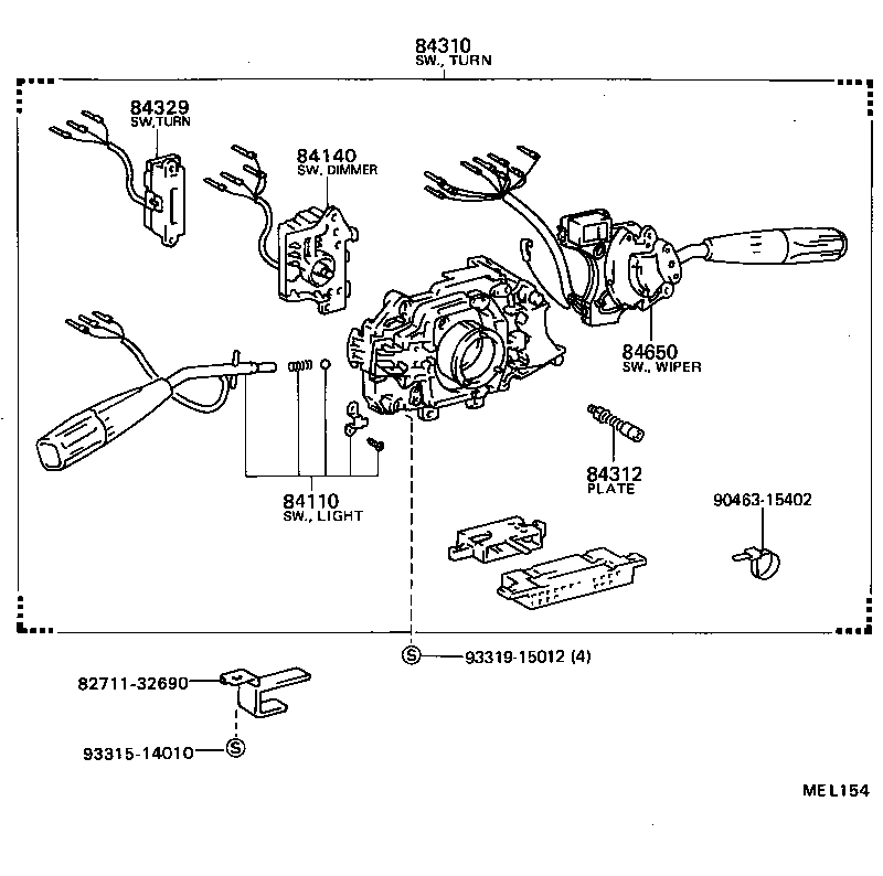  CAMRY JPP |  SWITCH RELAY COMPUTER