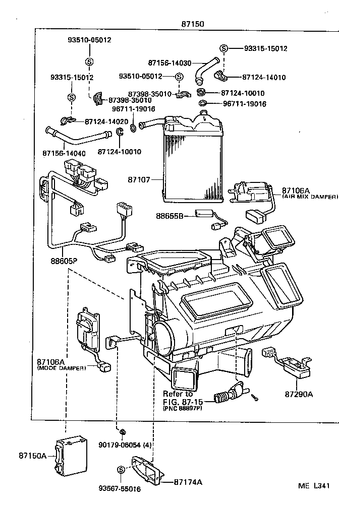  SUPRA |  HEATING AIR CONDITIONING HEATER UNIT BLOWER