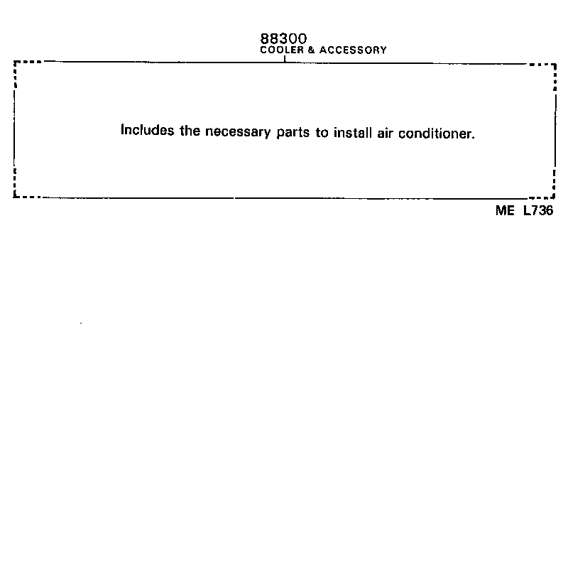  VAN |  HEATING AIR CONDITIONING SET