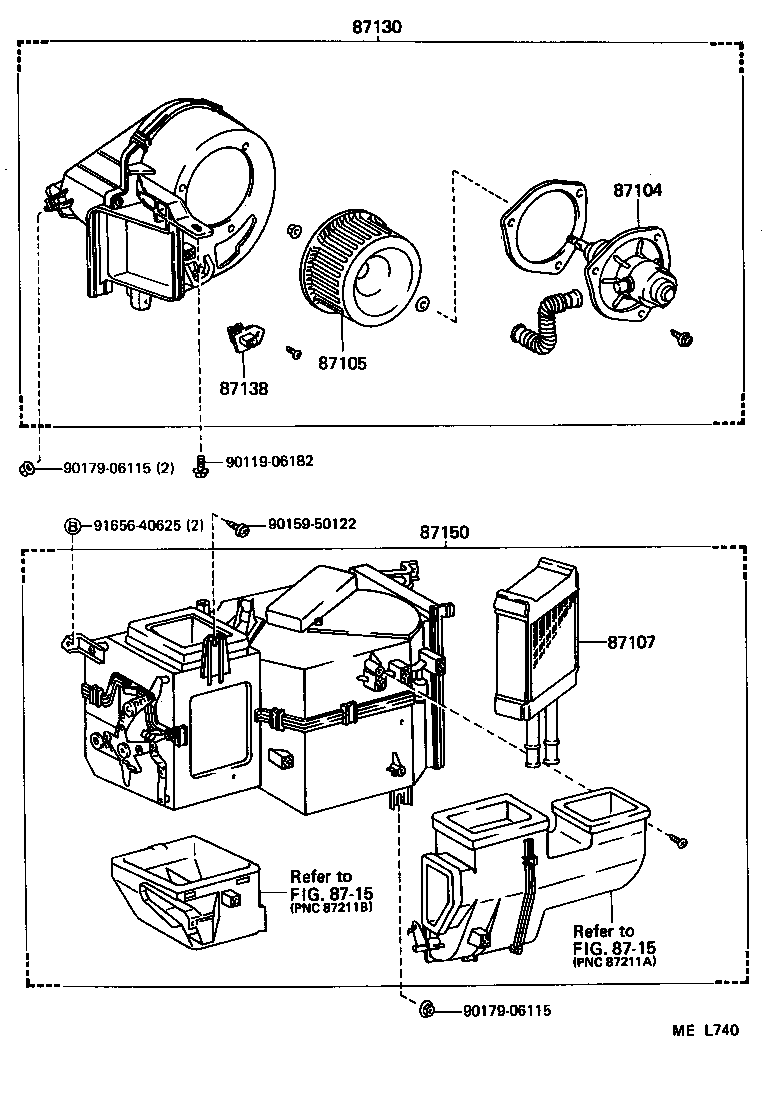  VAN |  HEATING AIR CONDITIONING HEATER UNIT BLOWER