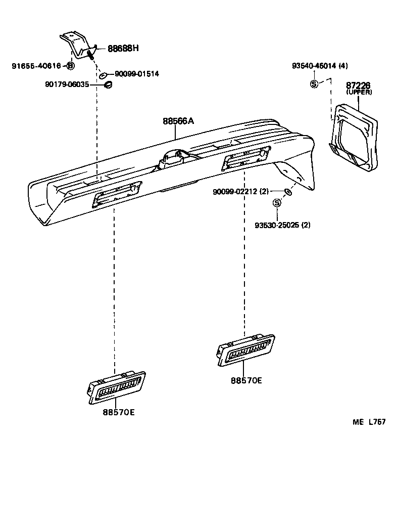  VAN |  HEATING AIR CONDITIONING CONTROL AIR DUCT