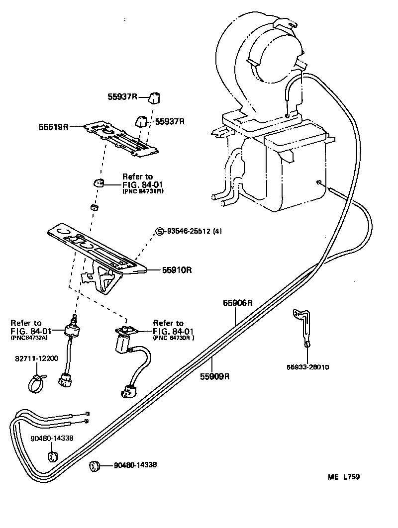  VAN |  HEATING AIR CONDITIONING CONTROL AIR DUCT