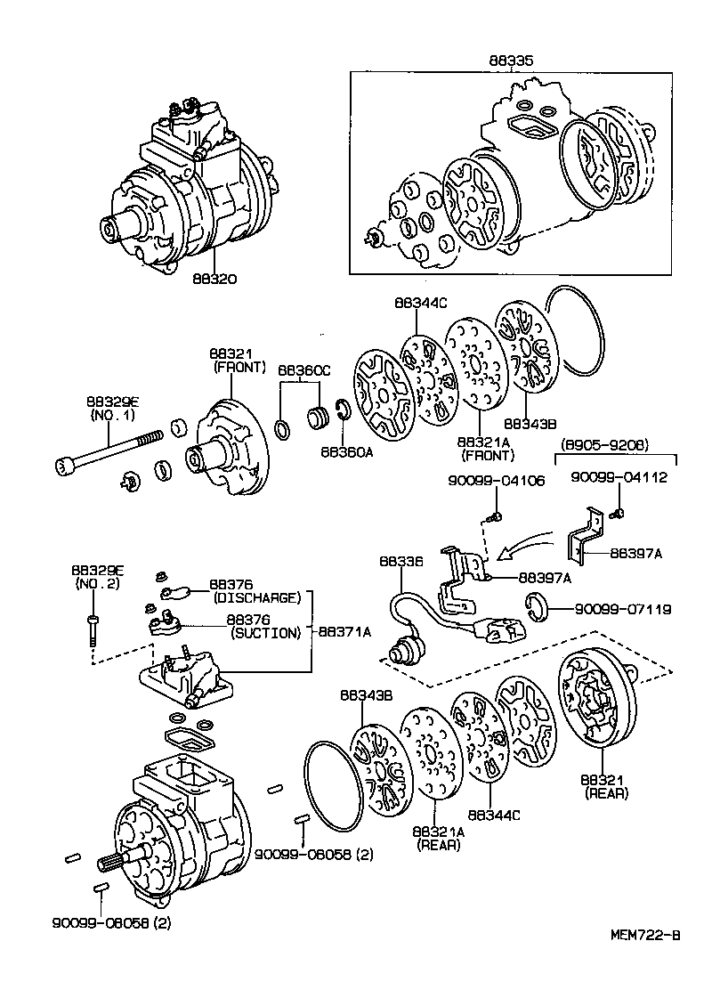  LS400 |  HEATING AIR CONDITIONING COMPRESSOR