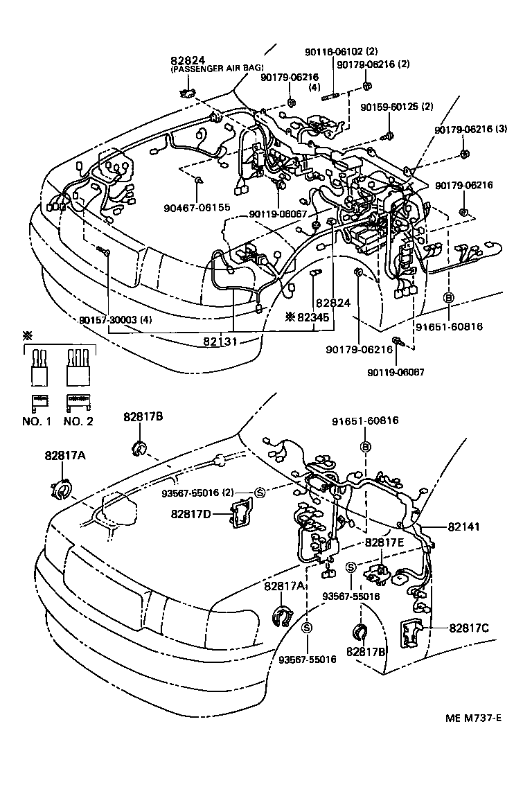  LS400 |  WIRING CLAMP