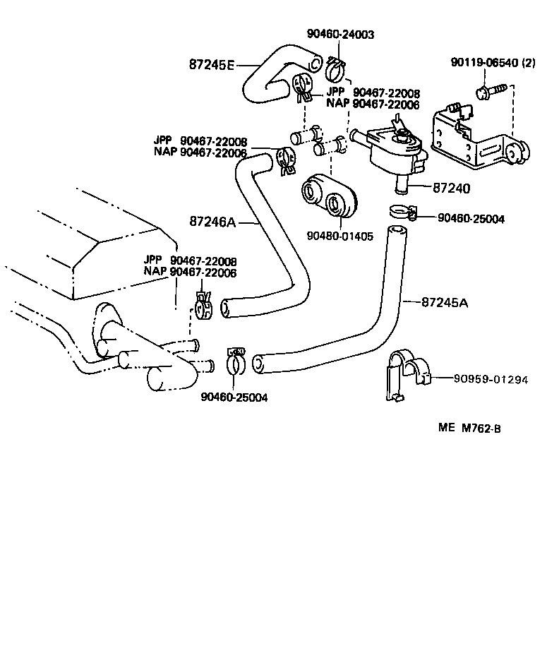  CAMRY NAP |  HEATING AIR CONDITIONING WATER PIPING