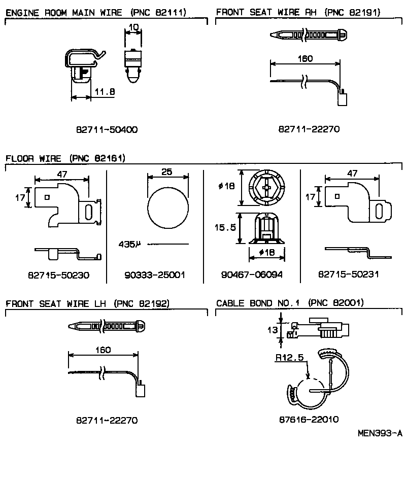  LS400 |  WIRING CLAMP