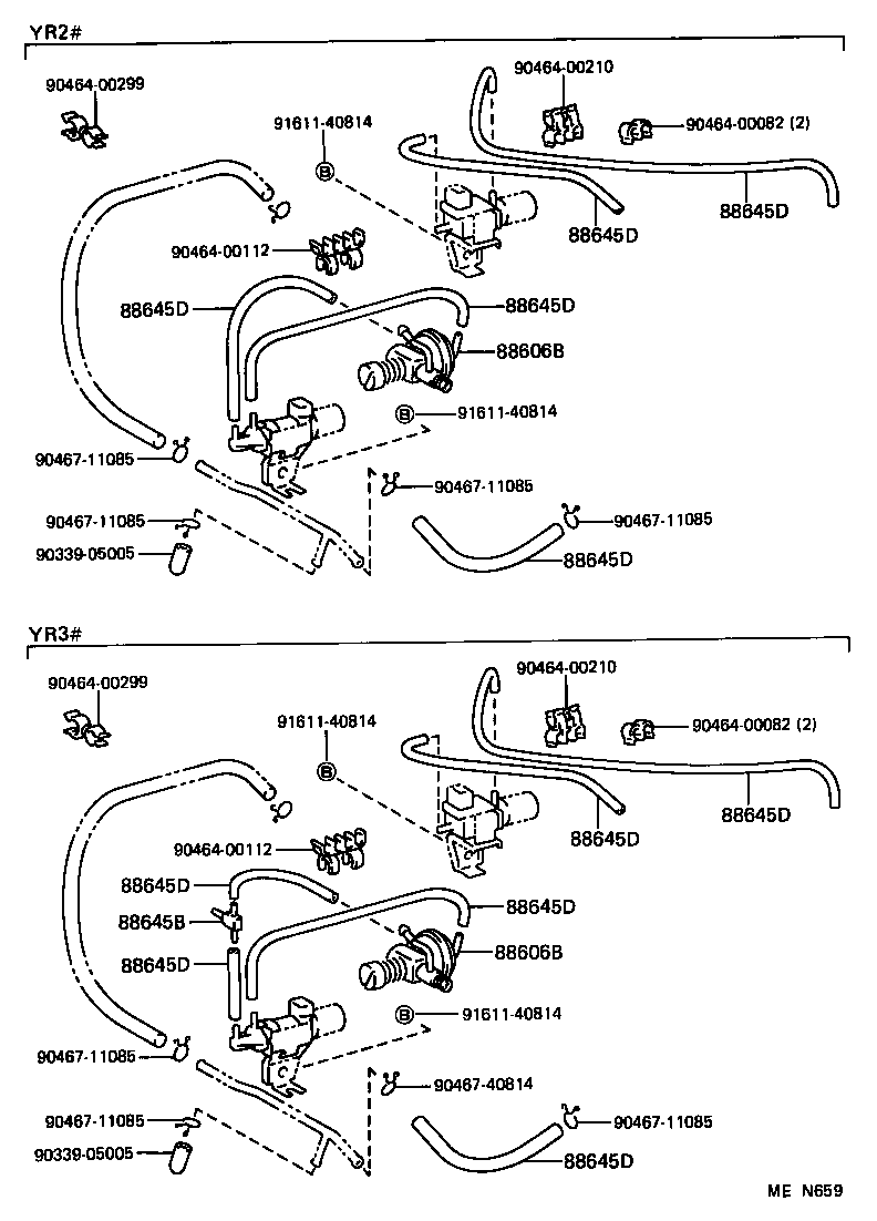  VAN |  HEATING AIR CONDITIONING VACUUM PIPING