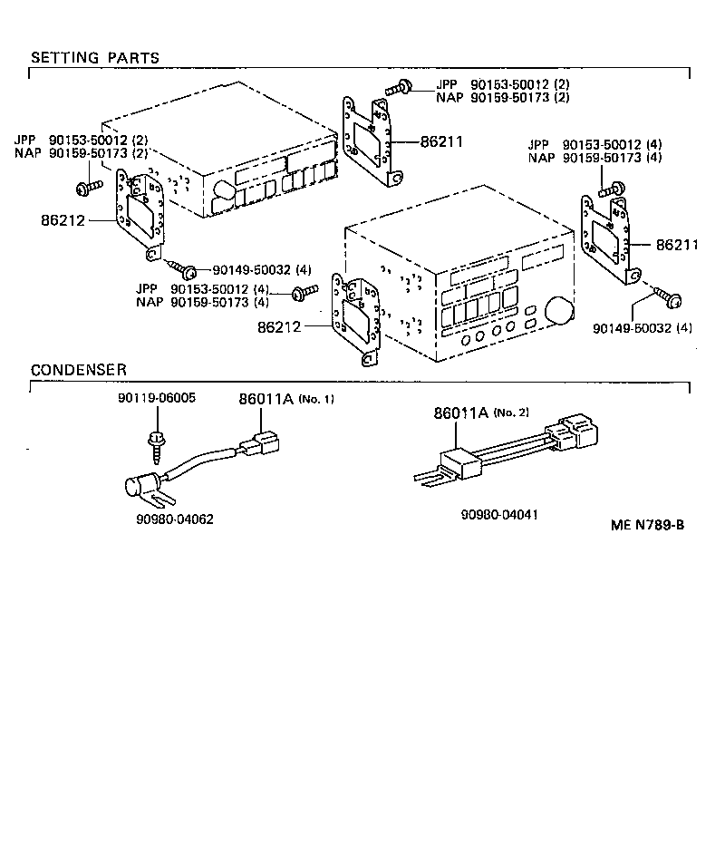  CAMRY NAP |  RADIO RECEIVER AMPLIFIER CONDENSER