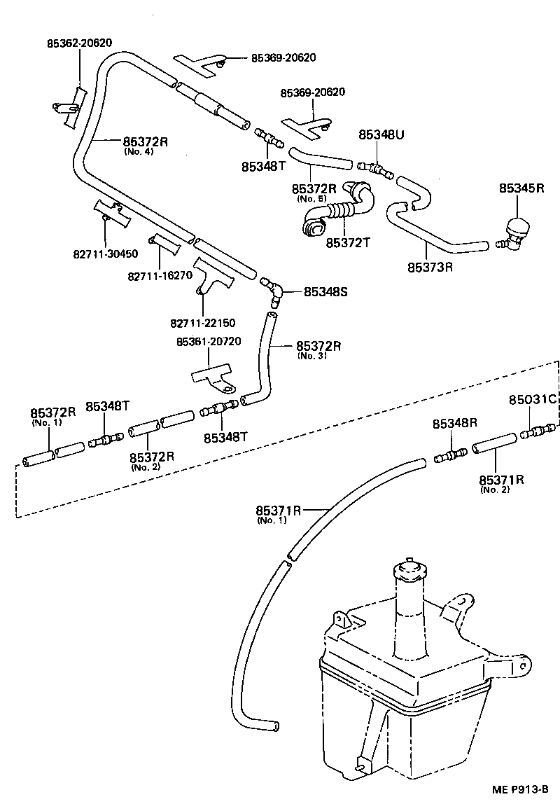  CELICA |  REAR WASHER