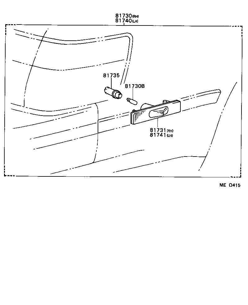  CELICA |  SIDE TURN SIGNAL LAMP OUTER MIRROR LAMP