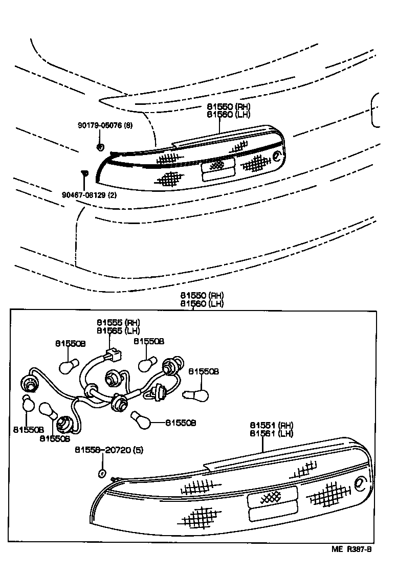  SC300 400 |  REAR COMBINATION LAMP