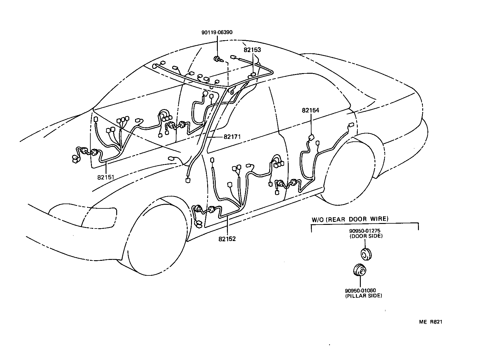  CAMRY NAP |  WIRING CLAMP