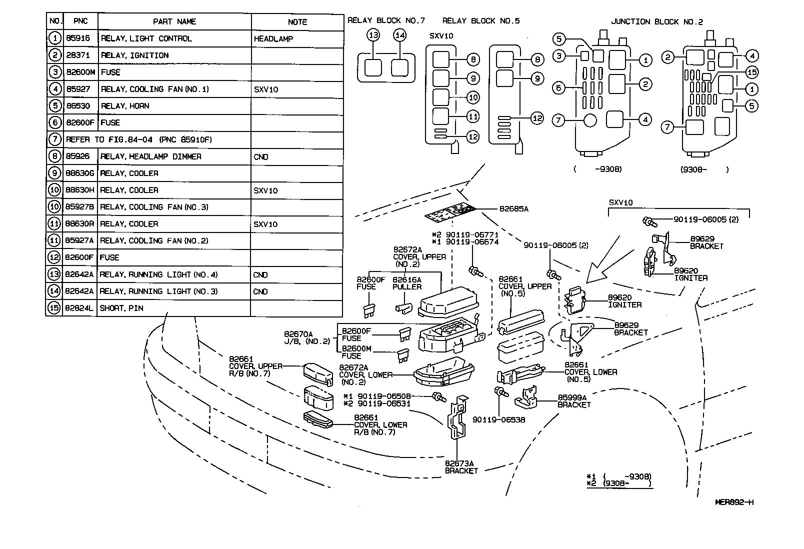  CAMRY JPP |  SWITCH RELAY COMPUTER
