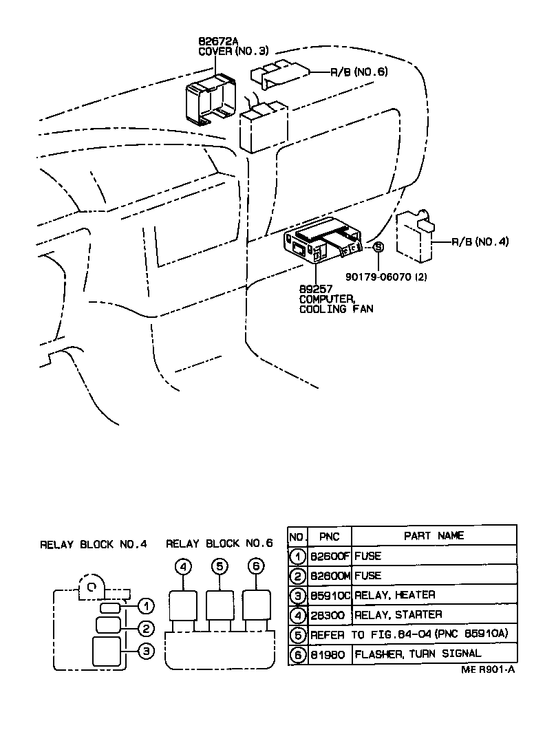  CAMRY NAP |  SWITCH RELAY COMPUTER