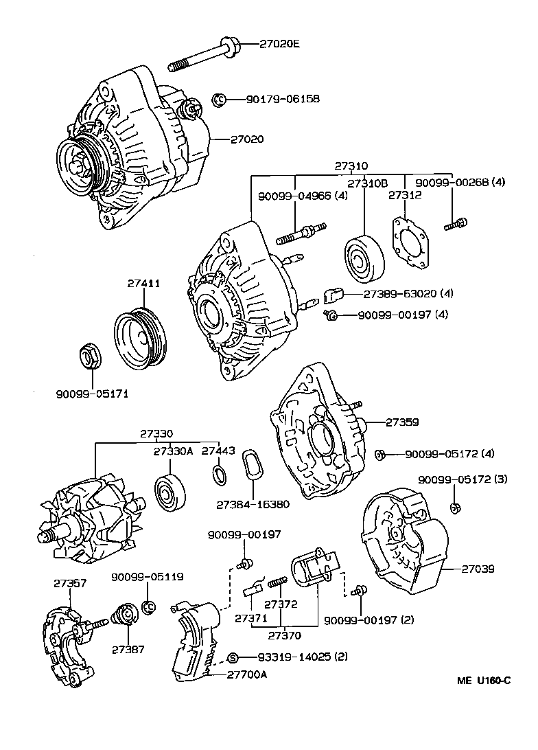  T100 |  ALTERNATOR