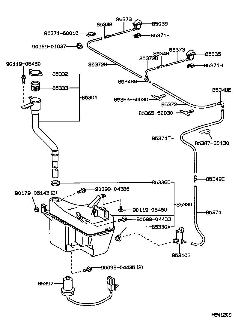  GS300 |  WINDSHIELD WASHER