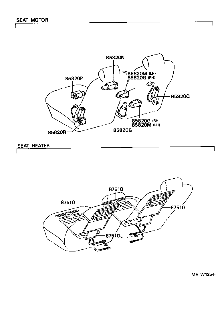  GS300 |  SEAT MOTOR SEAT HEATER
