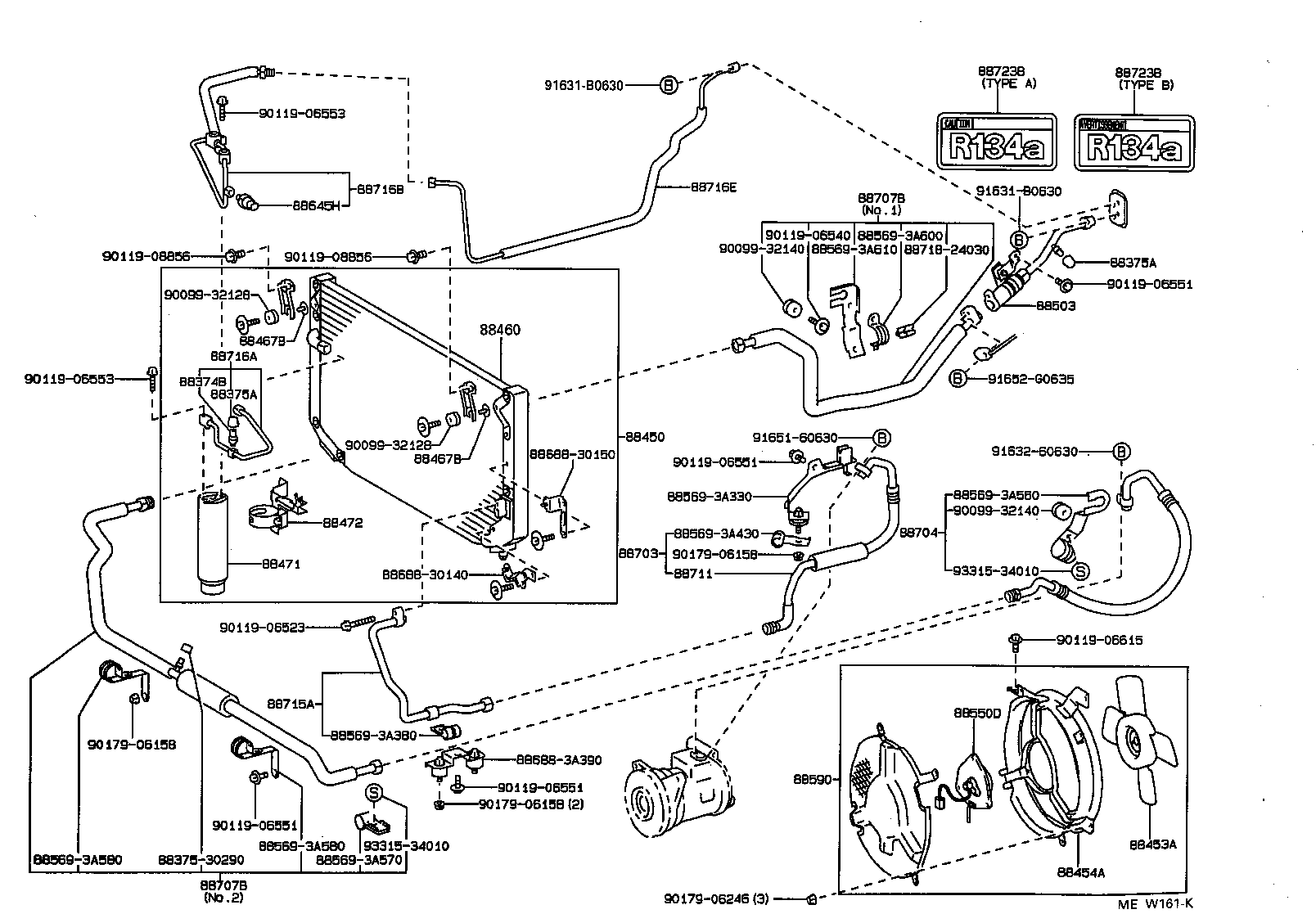  GS300 |  HEATING AIR CONDITIONING COOLER PIPING