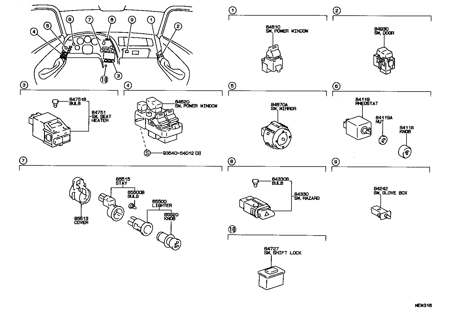  SUPRA |  SWITCH RELAY COMPUTER