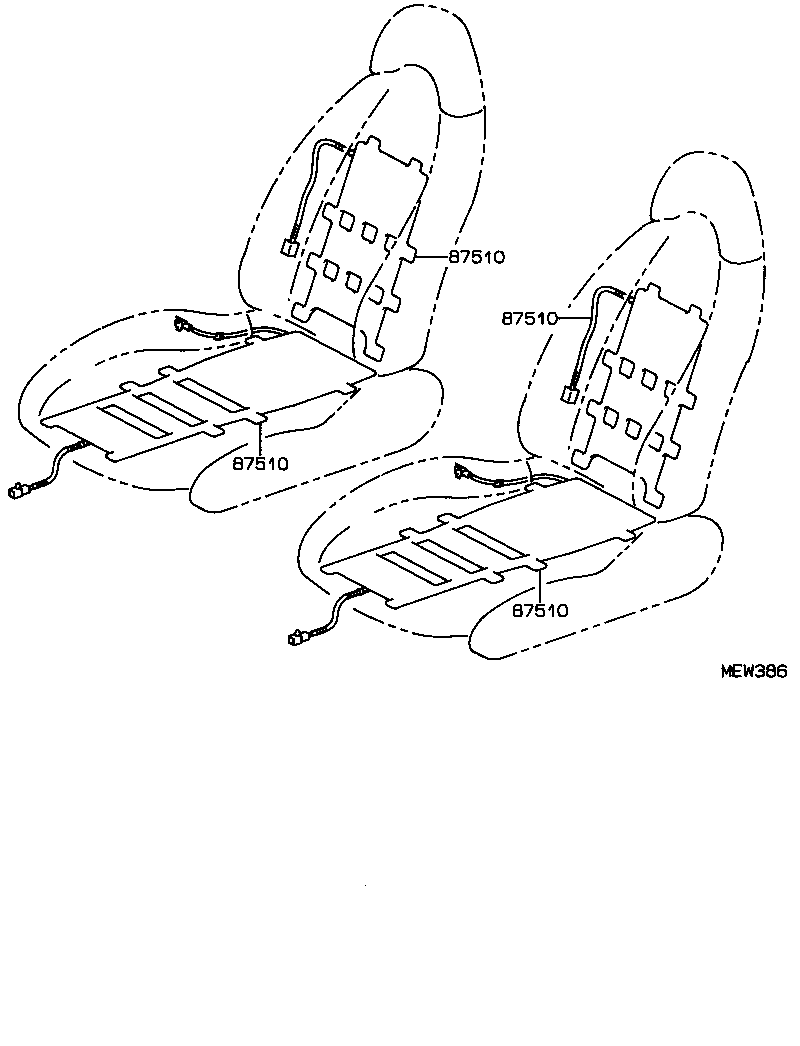  SUPRA |  SEAT MOTOR SEAT HEATER