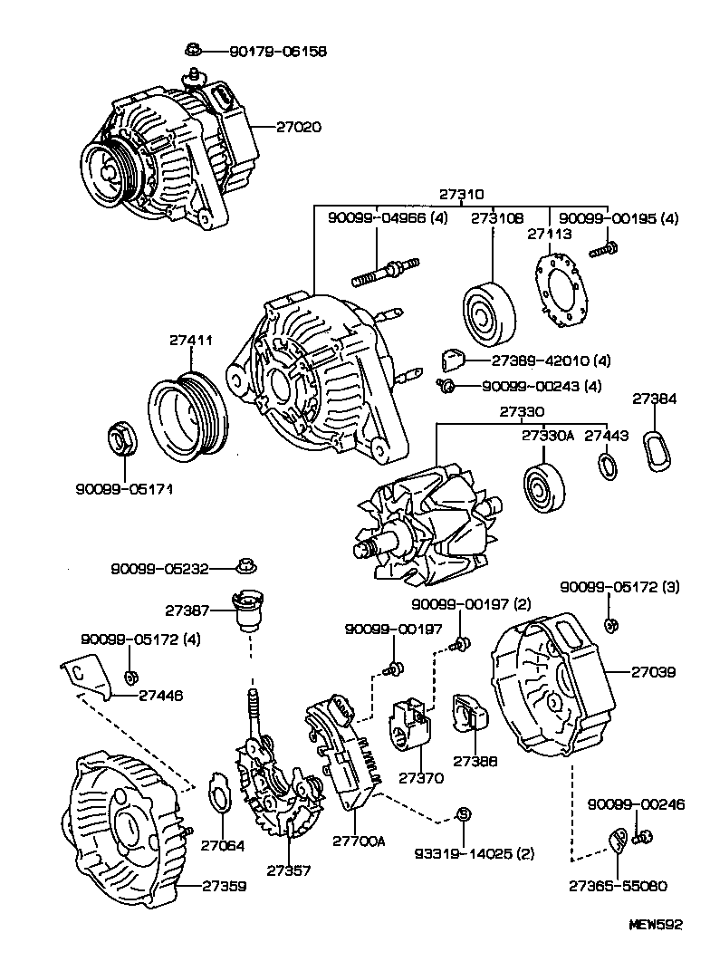  CAMRY JPP |  ALTERNATOR