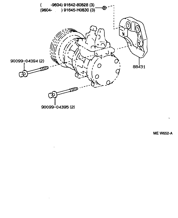  ES300 |  HEATING AIR CONDITIONING COMPRESSOR
