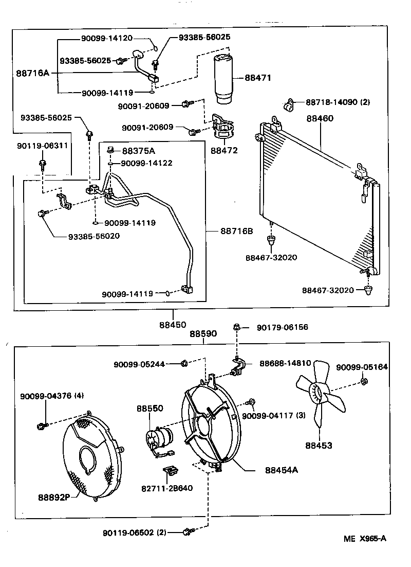  SUPRA |  HEATING AIR CONDITIONING COOLER PIPING