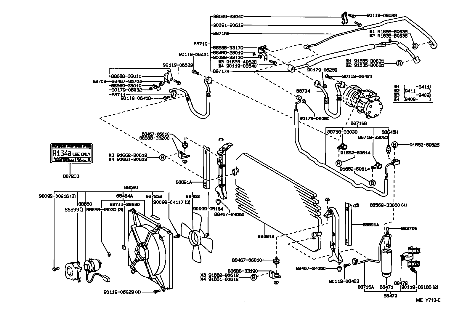  CAMRY NAP |  HEATING AIR CONDITIONING COOLER PIPING