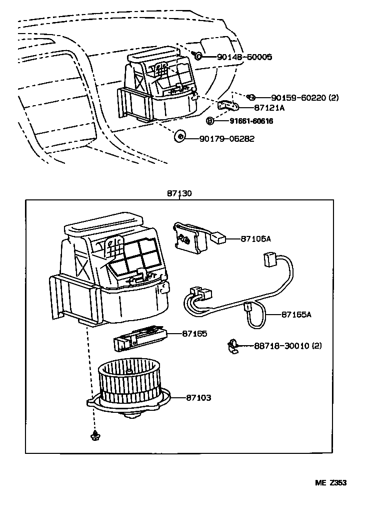  GS300 |  HEATING AIR CONDITIONING HEATER UNIT BLOWER
