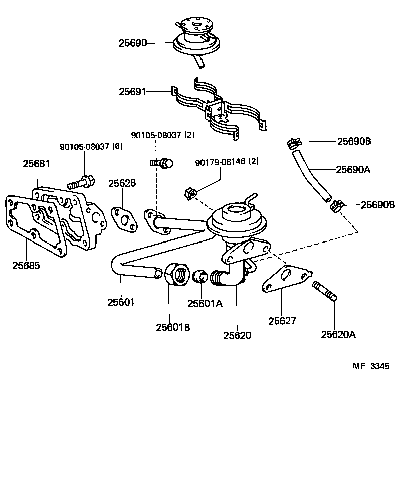  CRESSIDA |  EXHAUST GAS RECIRCULATION SYSTEM