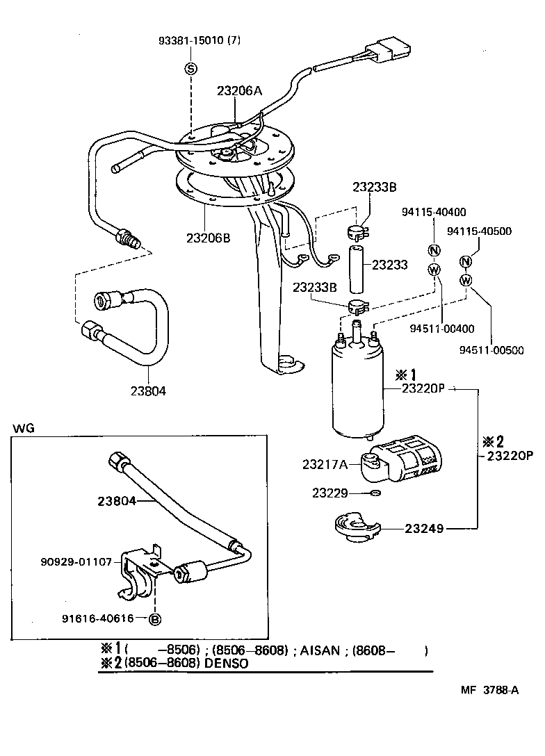  CRESSIDA |  FUEL INJECTION SYSTEM