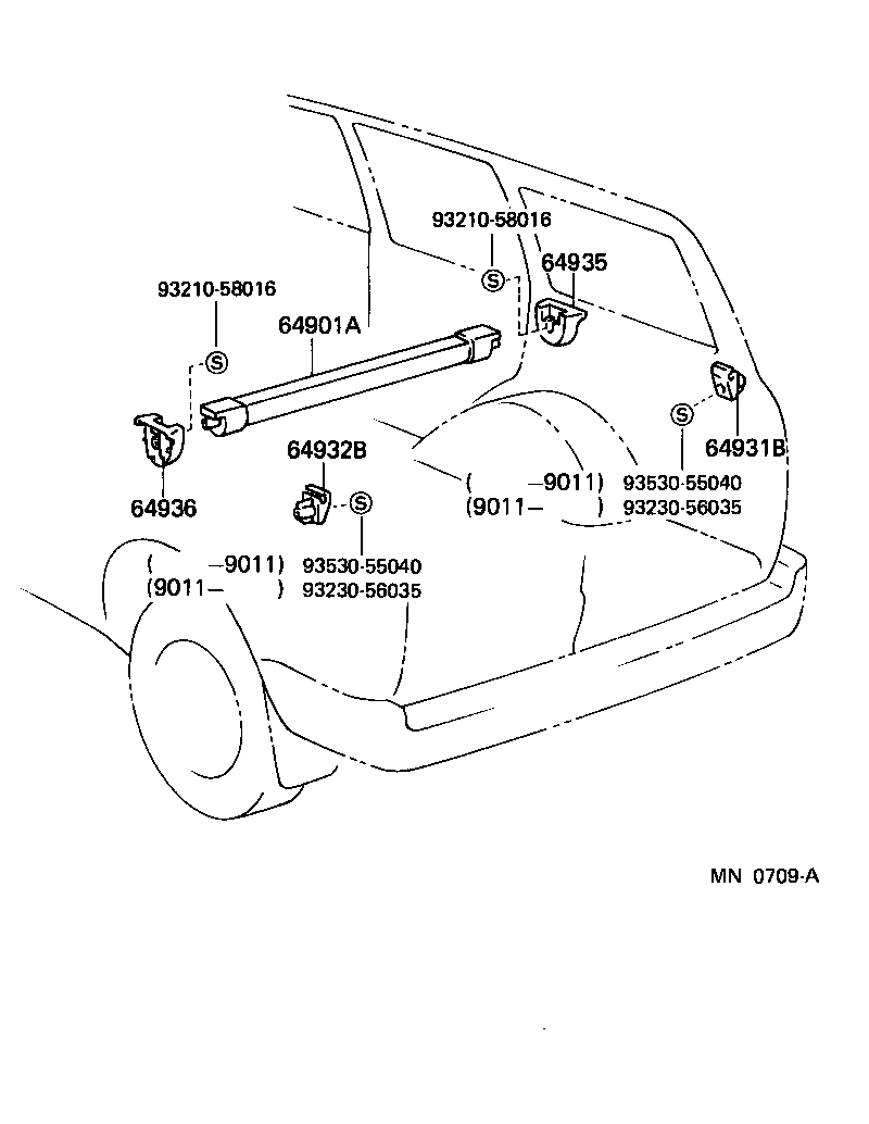  LAND CRUISER 80 |  PACKAGE TRAY PANEL