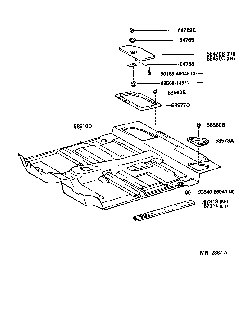  T100 |  FLOOR MAT SILENCER PAD