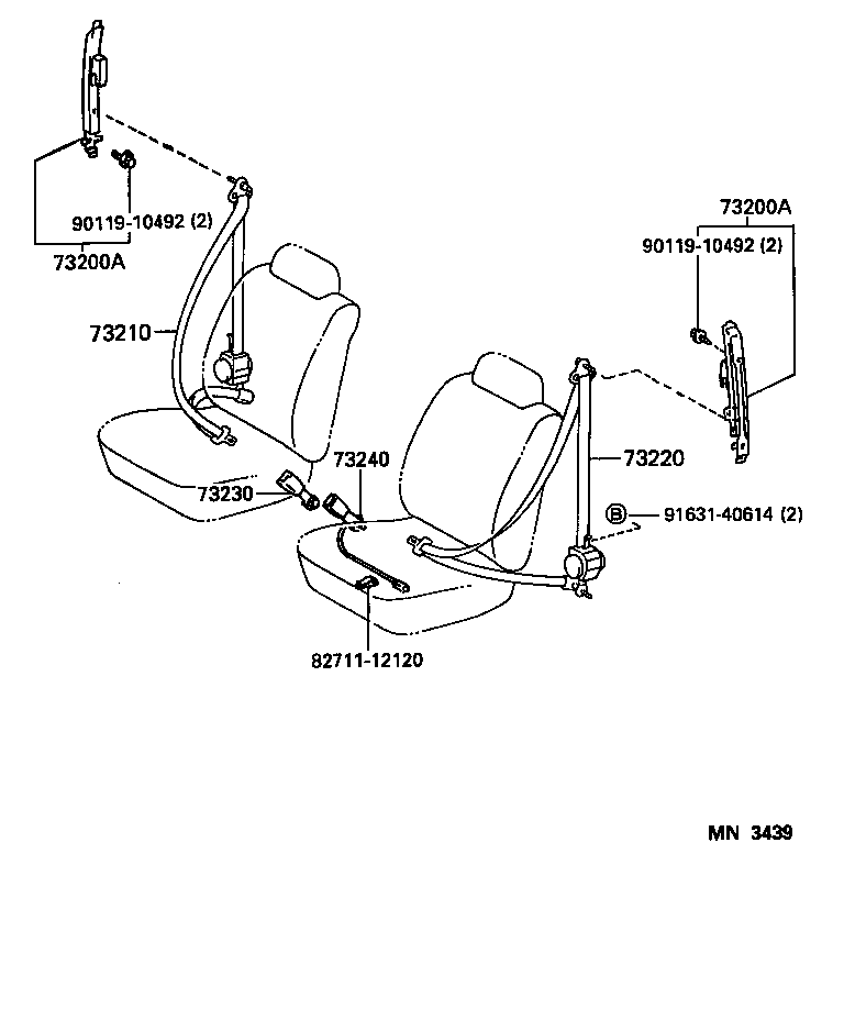  LX450 |  SEAT BELT