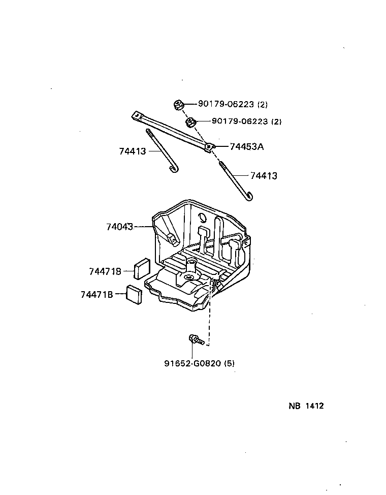  LX450 |  BATTERY CARRIER