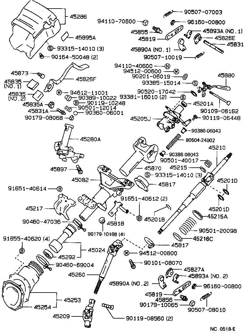  CRESSIDA |  STEERING COLUMN SHAFT
