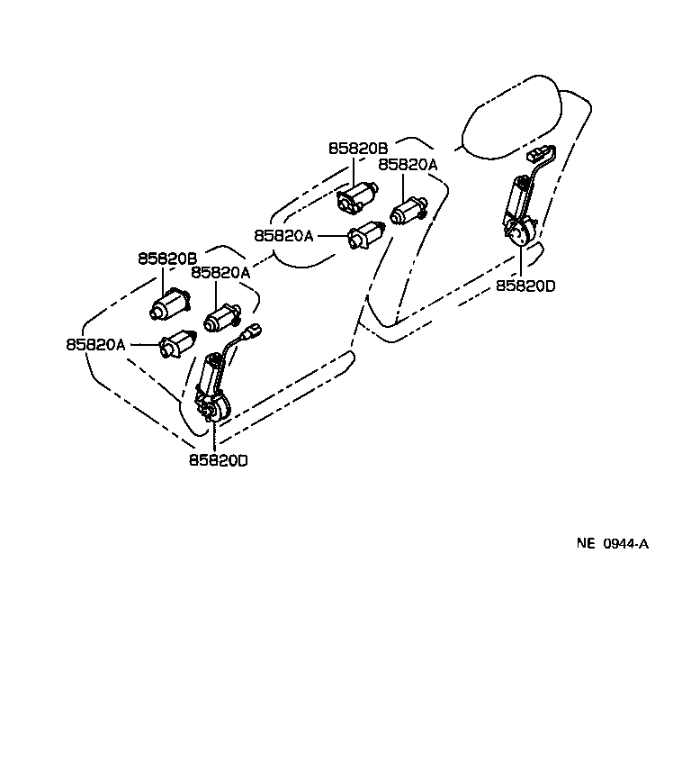 CRESSIDA |  SEAT MOTOR SEAT HEATER