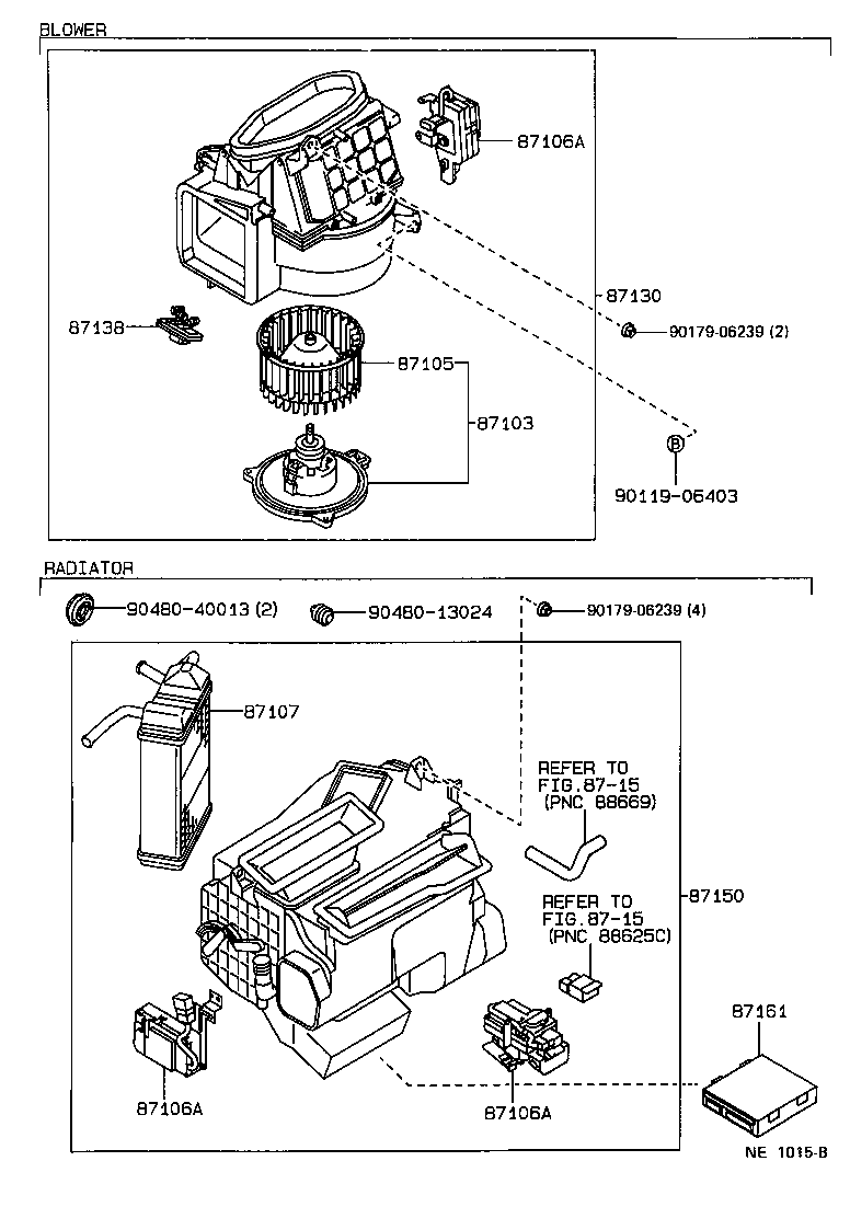  CRESSIDA |  HEATING AIR CONDITIONING HEATER UNIT BLOWER