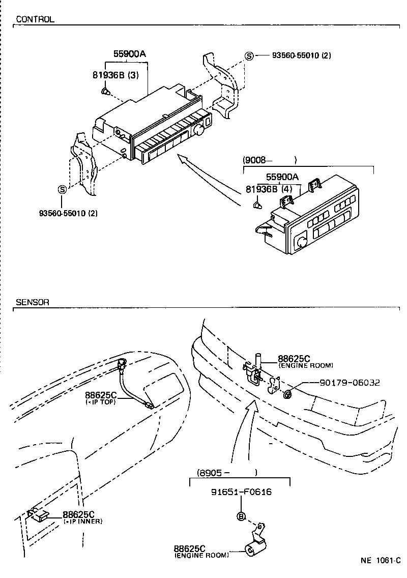  CRESSIDA |  HEATING AIR CONDITIONING CONTROL AIR DUCT
