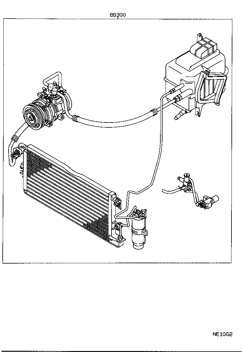  HILUX 2WD |  HEATING AIR CONDITIONING SET