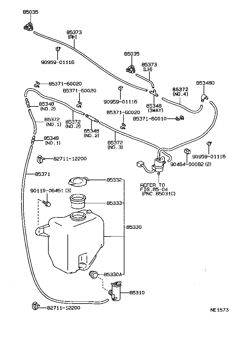  LX450 |  WINDSHIELD WASHER