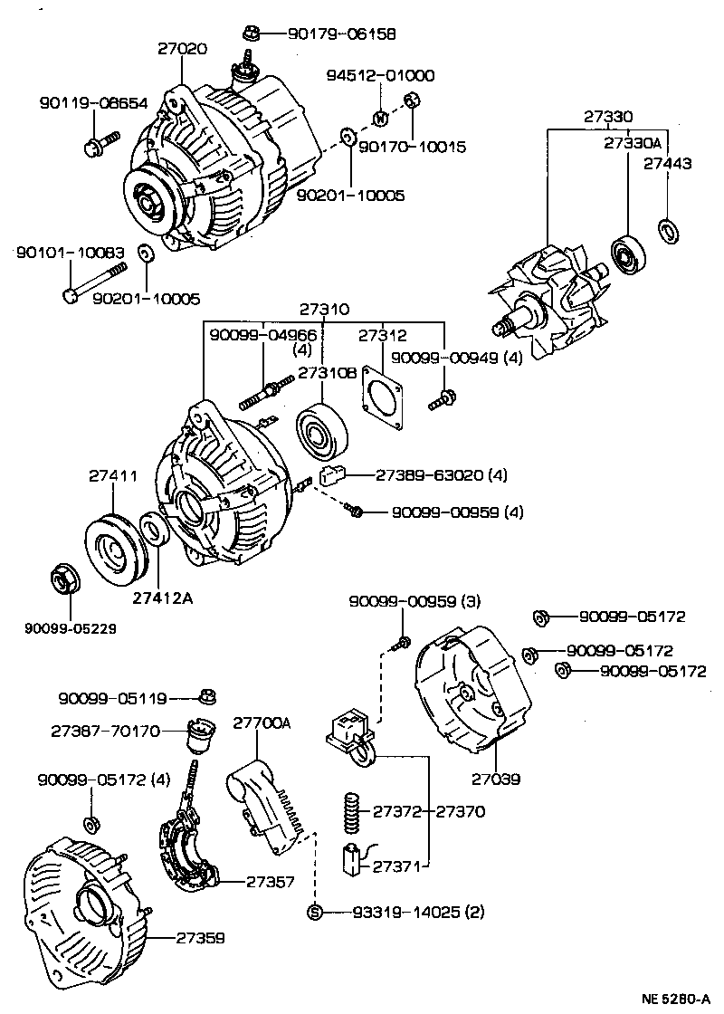  4 RUNNER TRUCK |  ALTERNATOR