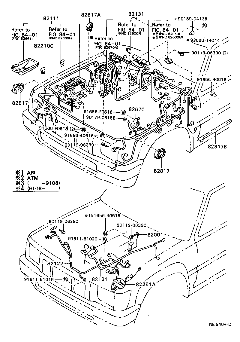  HILUX 2WD |  WIRING CLAMP