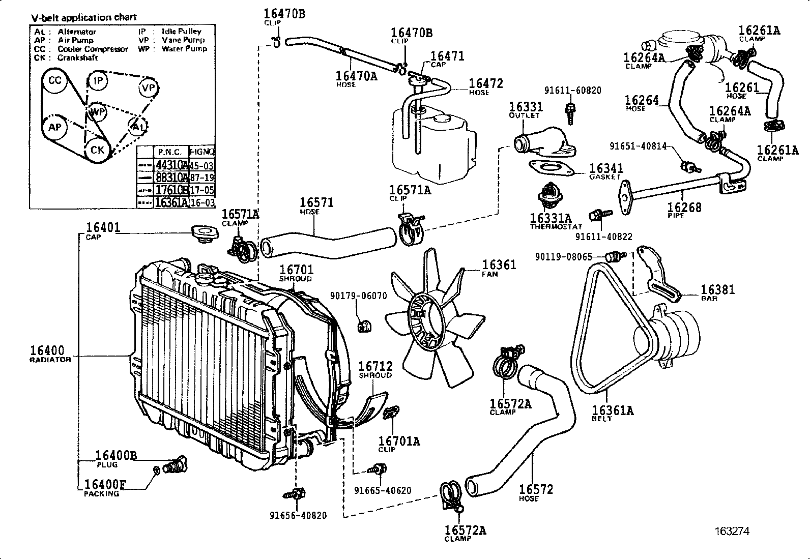  CELICA |  RADIATOR WATER OUTLET