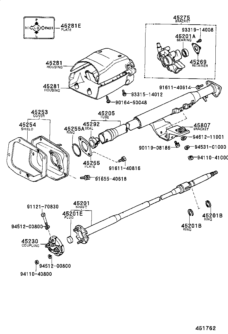 CRESSIDA |  STEERING COLUMN SHAFT