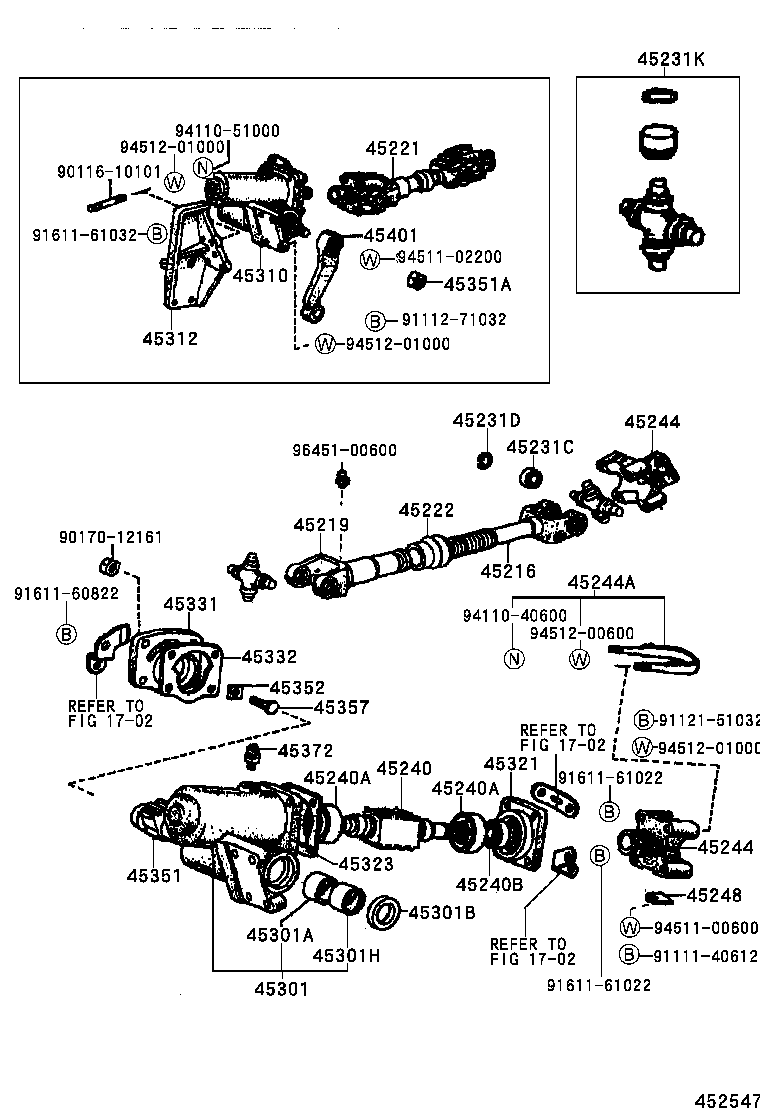  LAND CRUISER 40 55 |  STEERING COLUMN SHAFT